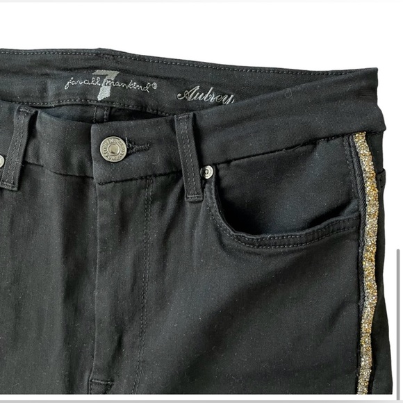 7 for All Mankind Aubrey with Caviar Side Jeans - Picture 6 of 9